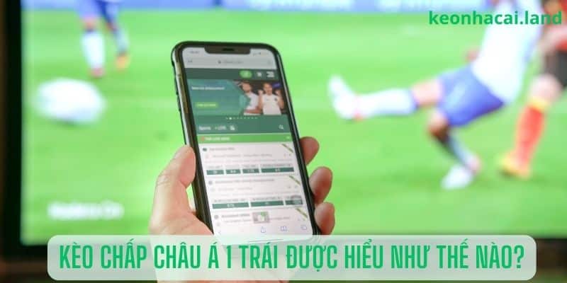 Kèo chấp châu Á 1 trái được hiểu như thế nào?