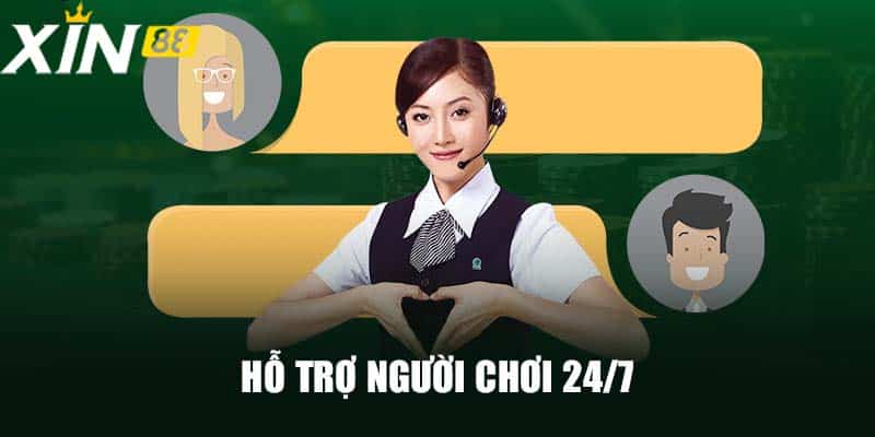 Hỗ trợ người chơi 24/7