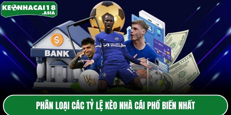 Phân loại các tỷ lệ kèo nhà cái phổ biến nhất